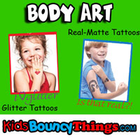 Kids Bouncy Things Body Art